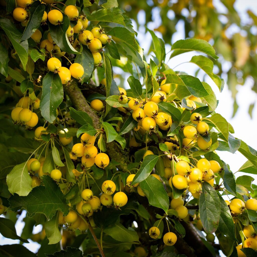 Malus ‘Comtesse de Paris’ Crab Apple Tree 5038838031755 2